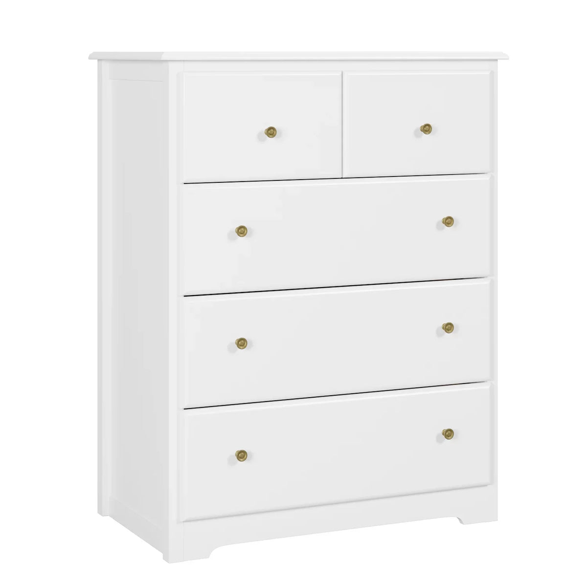 White 5 Drawer Dresser U42295