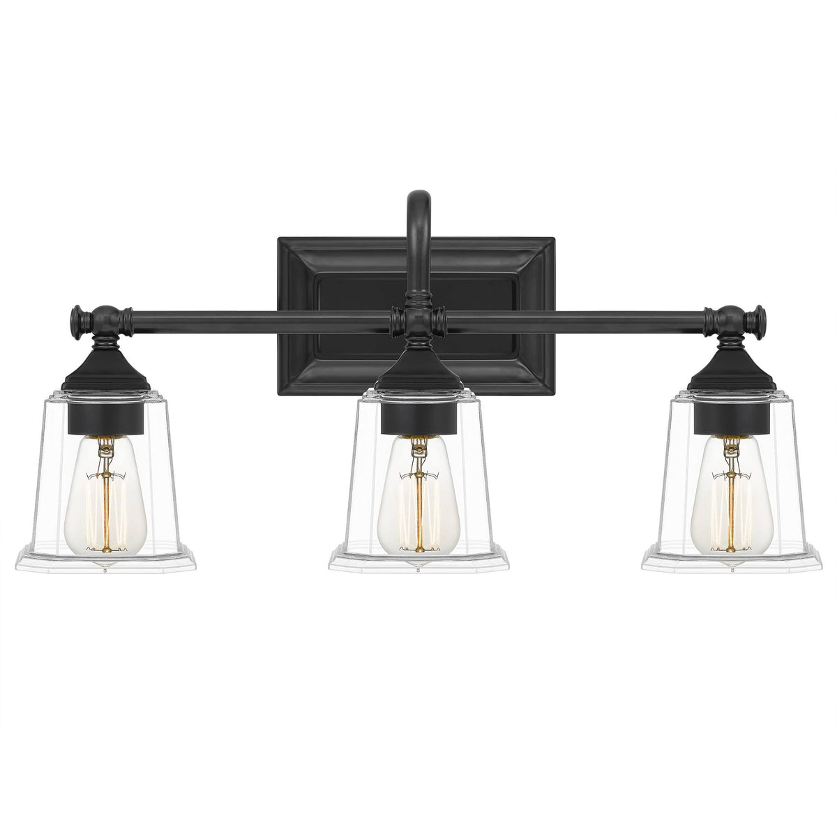 3 Light Earth Black Bath Light D518690