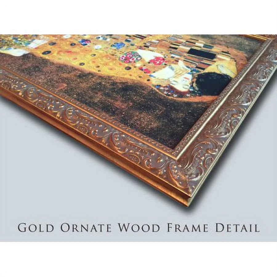 Gold Ornate Wood Framed Art Print F532