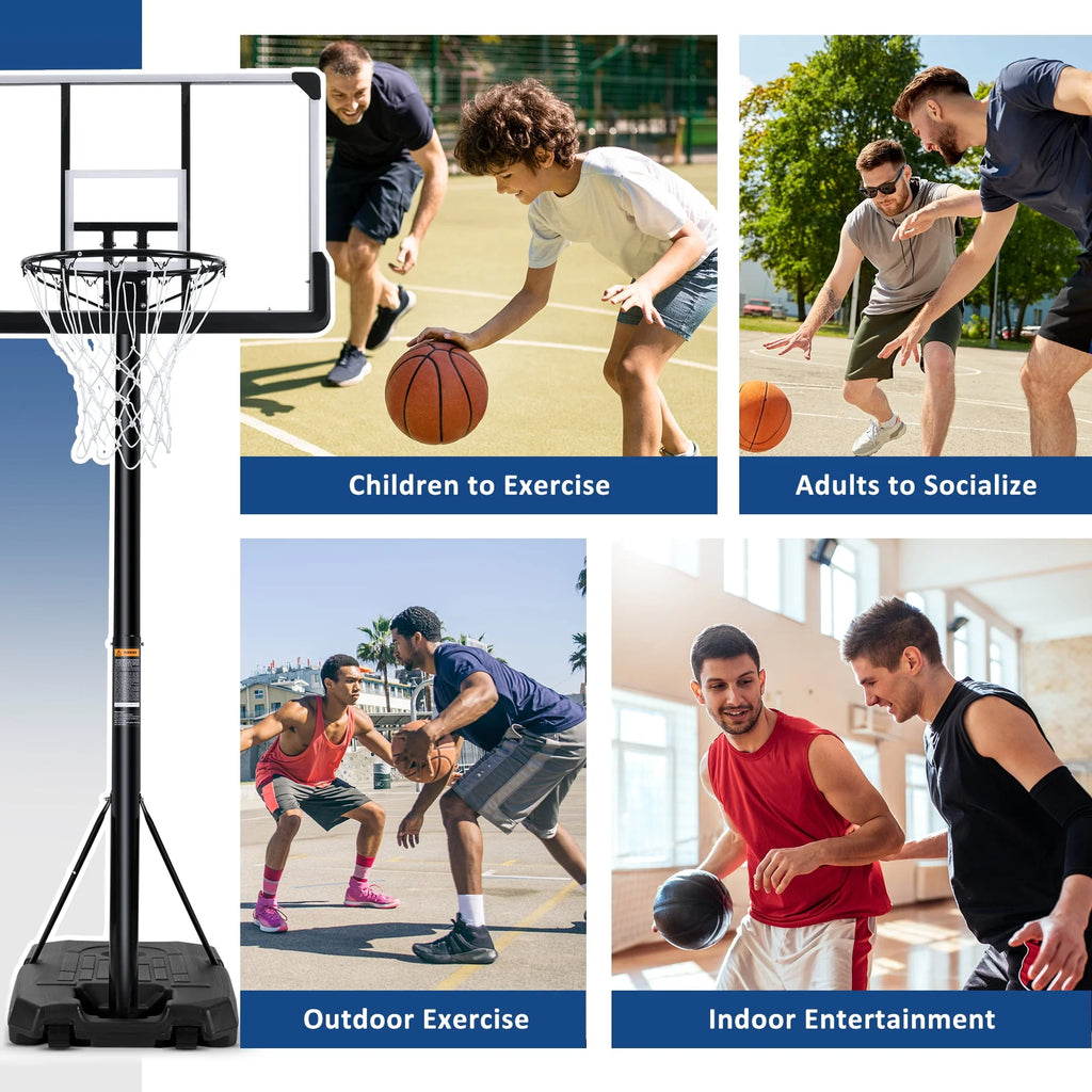Portable Basketball Hoop with Adjustable Height F4133