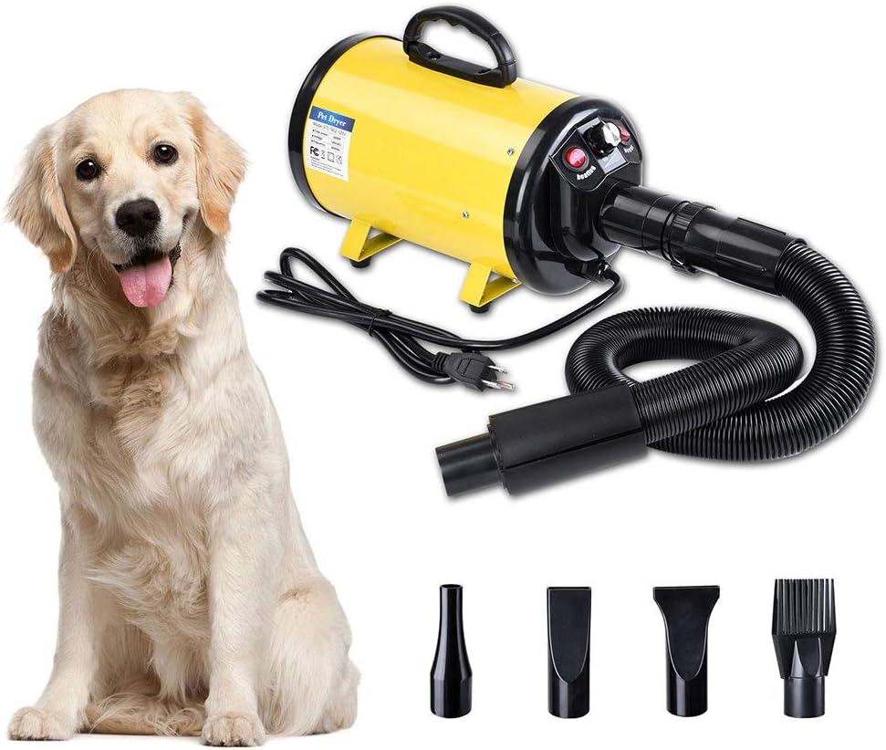 2400W 3.2HP Black Pet Hair Dryer P13875