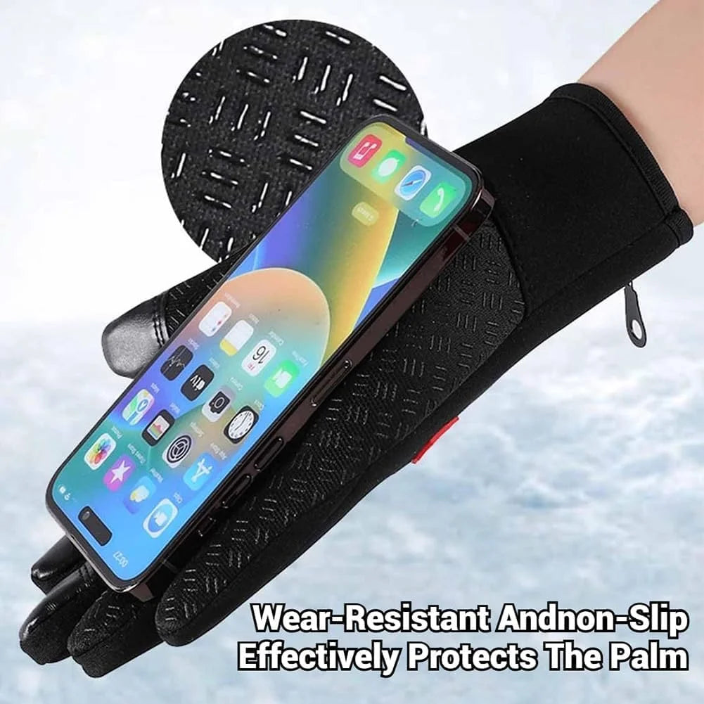 Waterproof Windproof Thermal Touchscreen Winter Gloves with Non-Slip Grip G9468