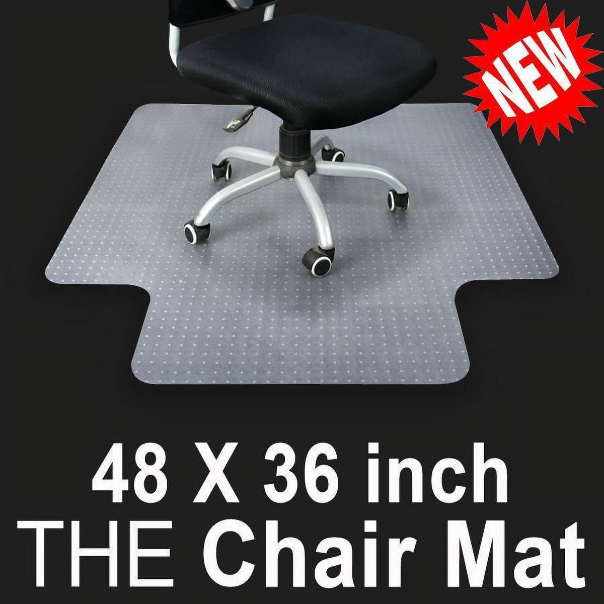 36" x 48" PVC Chair Mat with Lip G33292
