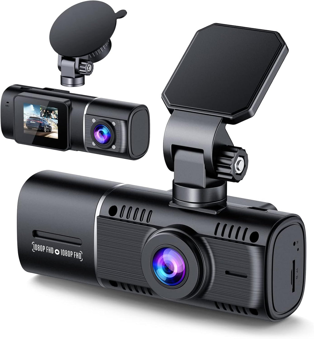 3 Channel Dash Cam Front and Rear 1080P+720P+720P Car Camera A256034