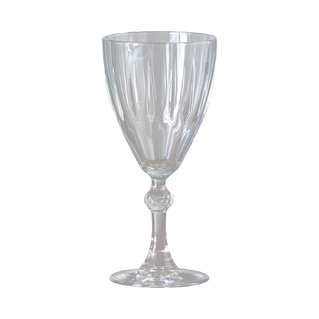 Red Glass Champagne Glasses 245ml D706379